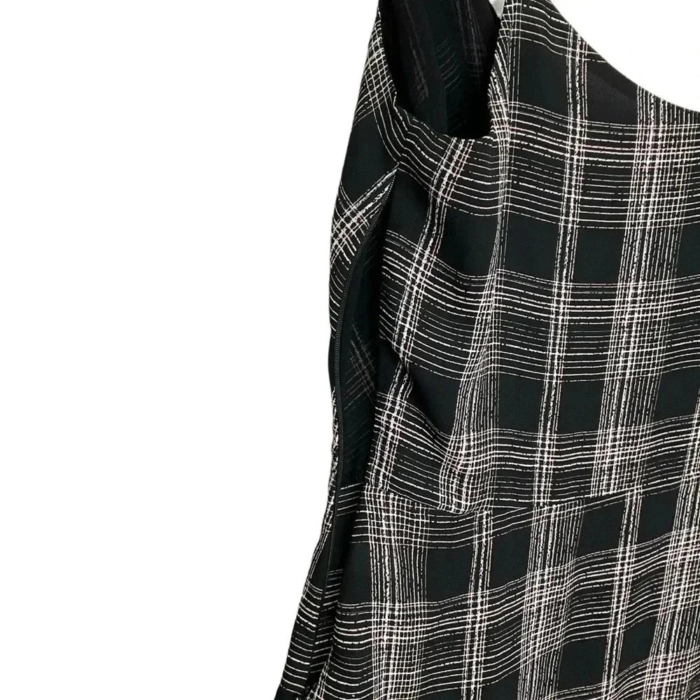 WHBM Plaid Surplice Cami Blouse Size 8 - Picture 4 of 6